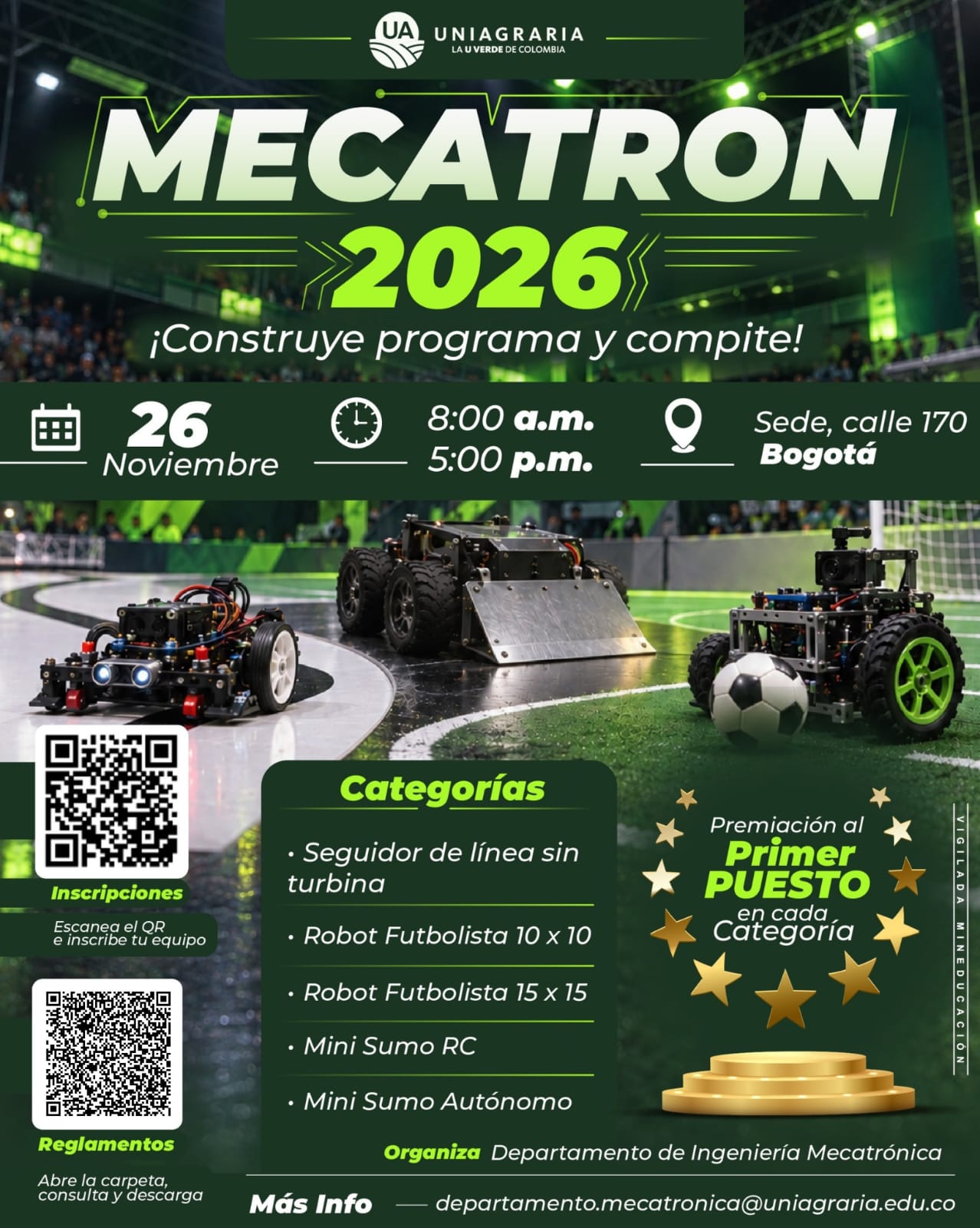 Inscripciones Mecatron 2026